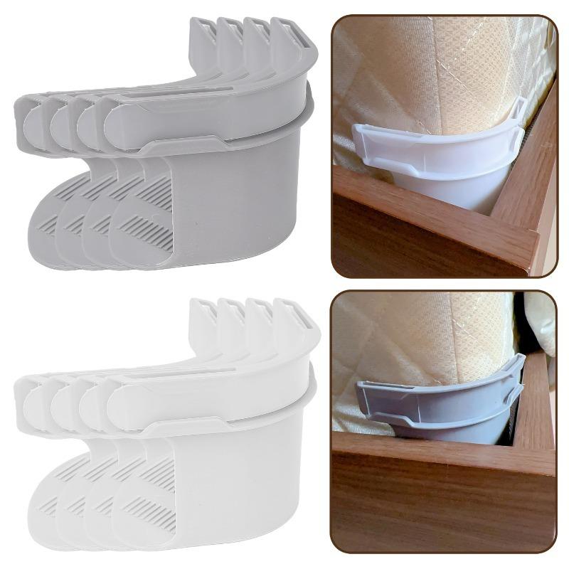 8/1x Bed Corner Sheet Grippers Straps Invisible Quilt Sheet Bed Cover Fastener Non-Slip Sheet Holders Fixed Clips Bedroom Supply