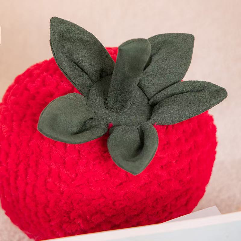 20/33cm 16cm/23cm Strawberry Sheep Doll Simulation Stuffed Plush Toy Handmade Doll Cartoon Anime Cute Pillow Fun Children's Birthday Gift