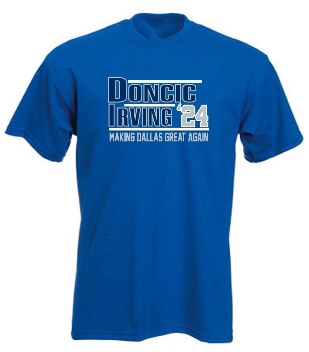 Luka Doncic Kyrie Irving 2024 Jersey Short Sleeve T-Shirt XL