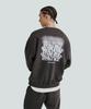 Peullaeniteu Tech Sweat Pigment Back Graphic Sweatshirt