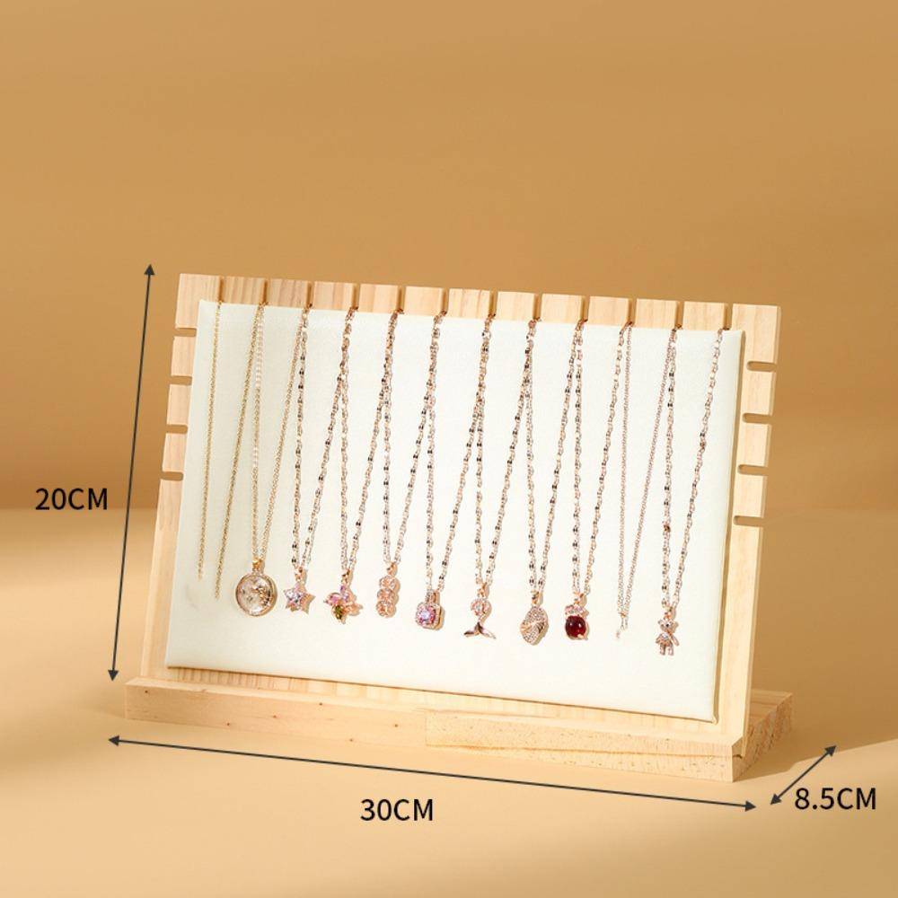 Detachable Necklace Organizer Wood Bangle Storage Rack New Jewelry Display Stand  Jewelry
