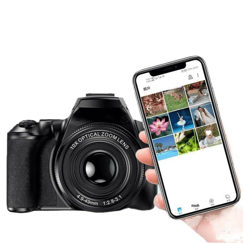 64MP Digital HD Mirrorless DSLR for Professional Video & Live Streaming