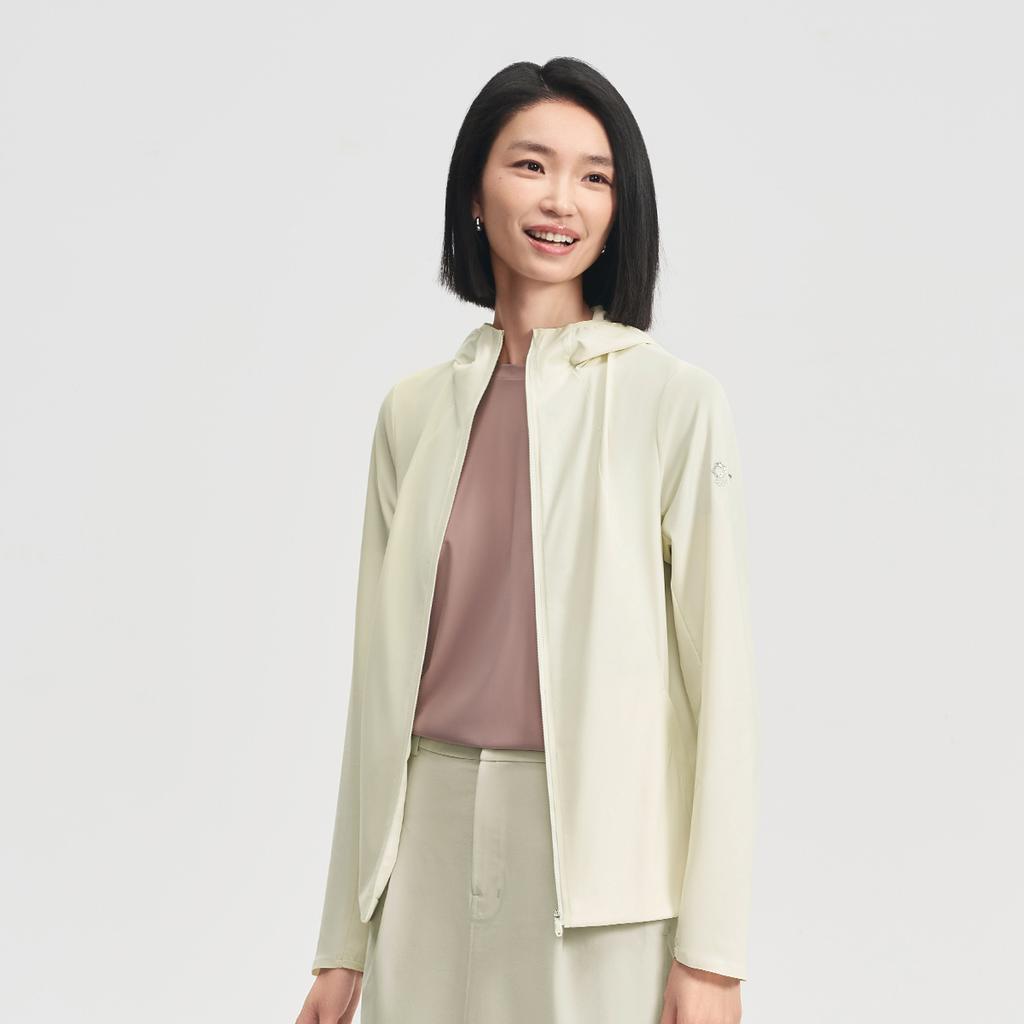 Li-Ning Honor Gold Standard Solid Color Zipper Versatile Hooded Casual Jacket Women jackets AJDW144-4