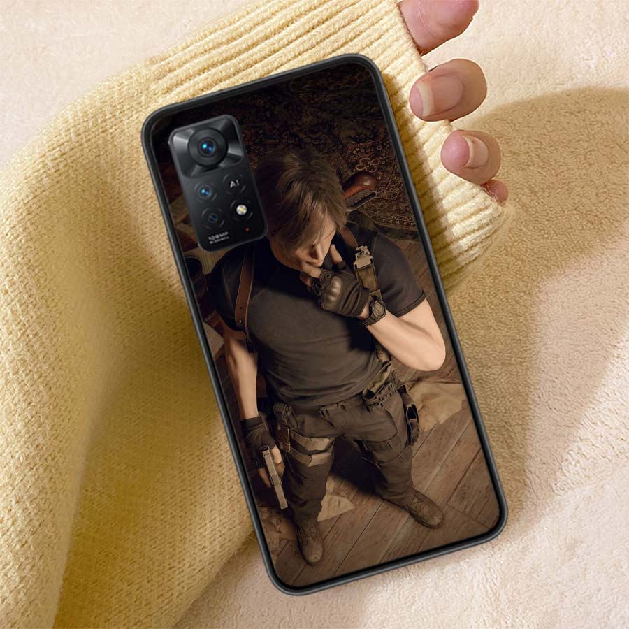 

Чехол для телефона Leon Kennedy Resident Evil 4 для Redmi 13C 14C Note 14 13 Pro Plus 5G 12 12C 10A 10C 10 9A 9C 9T 9 8 8A K70 Pro Redmi Note 13 5G