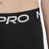 Nike Solid Color Letter Logo Fitness Shorts Women Bottoms Black CZ9831-010