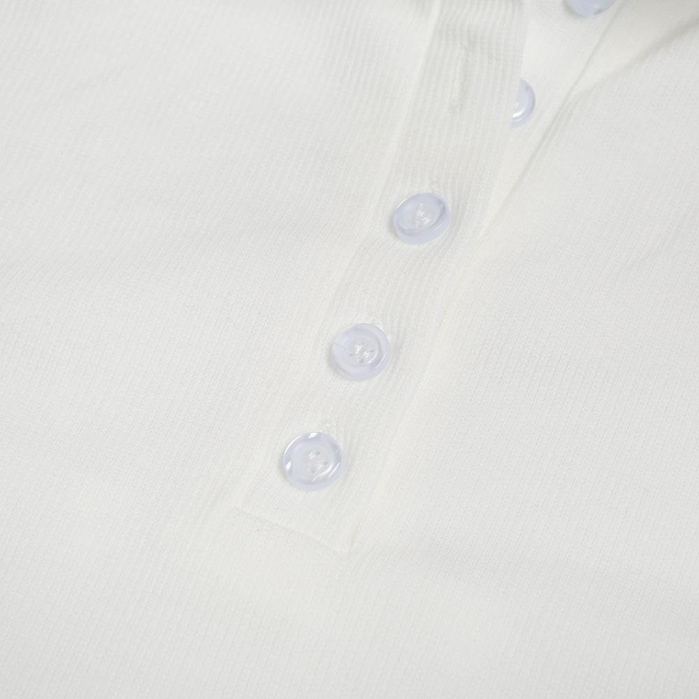 Sexy Knopf Tief V-Ausschnitt Ärmellos Sommer Weißes Crop Top Rückenfrei Damen Neckholder Tanktop Club Streetwear Lässige Oberteile