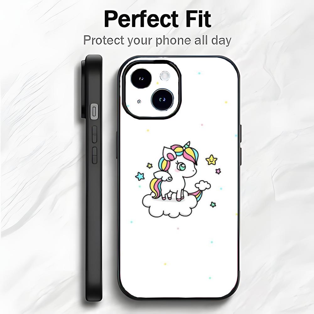 Cute Baby Unicorn Phone Case Phone Case Soft Packaging Lightweight For iPhone17 16 15 14 13ProMax
