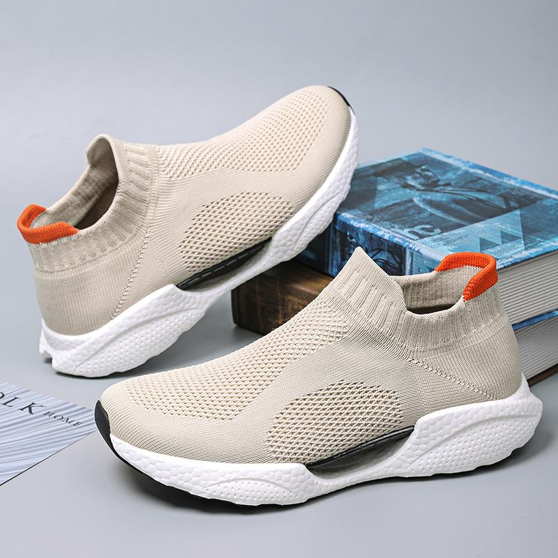 Large size popcorn fly-woven socks casual sports shoes casual shoes running shoes comfortable