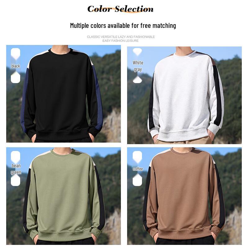 EASTERN CAMEL Men's Casual Long Sleeve Pullover Sweatshirt
