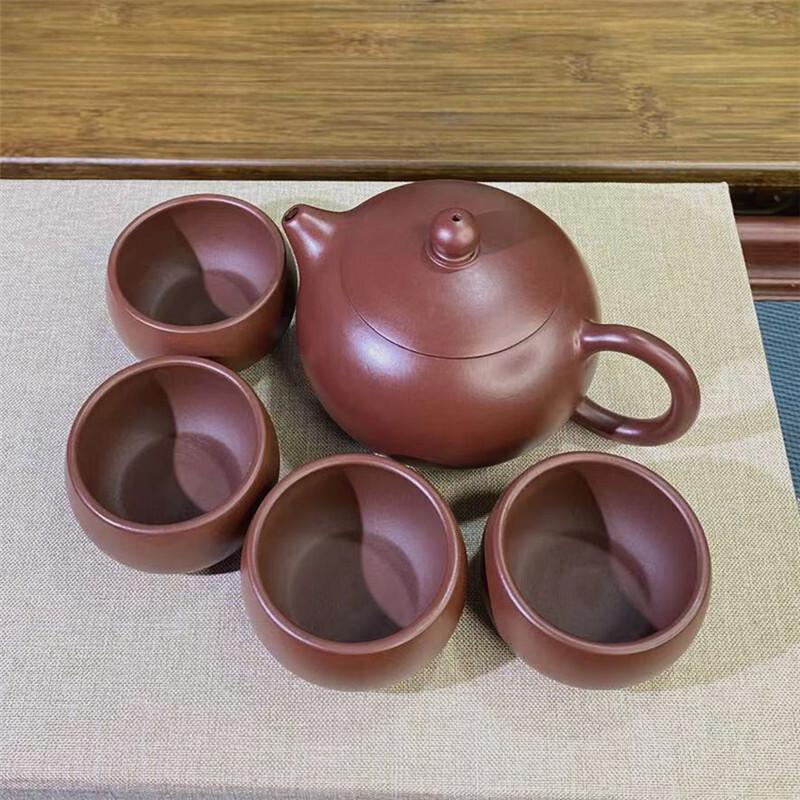 

Аутентичный чайный сервиз из фиолетовой глины Исин, полный набор, чайник Сиши, набор для чайной церемонии, домашний чайник и набор чашек для чая, подарочная коробка