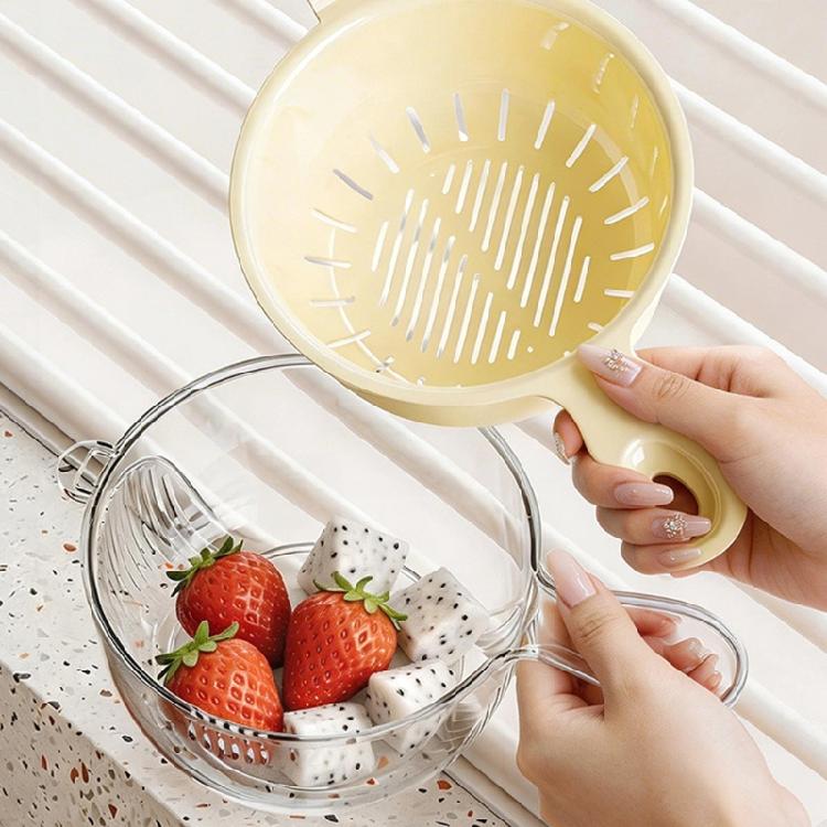 Plastic Drainage Basket Multipurpose Kitchen Tool Set With Detachable Layers For Washing And Draining Food