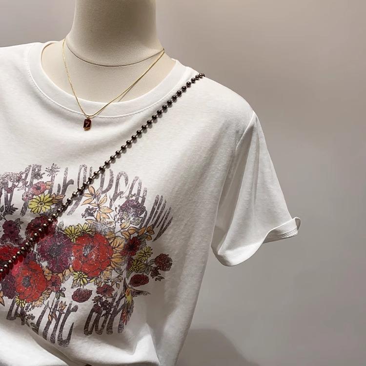 100% Cotton T-shirt Butterfly Graphic Print Women'S Vintage Casual Butterfly Printed T Shirt Round Neck Short Sleeve Top Tee
