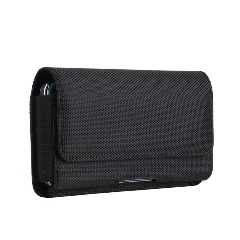 

Oxford Cloth Magnetic Buckle Belt Phone Pouch