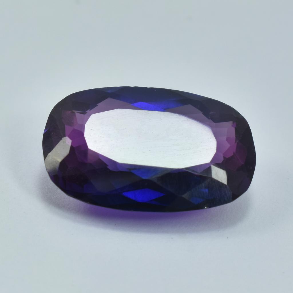 Natural Purple Sapphire Loose Gemstone Cushion Cut 10.45 Ct September Birthstone for Gem Collections