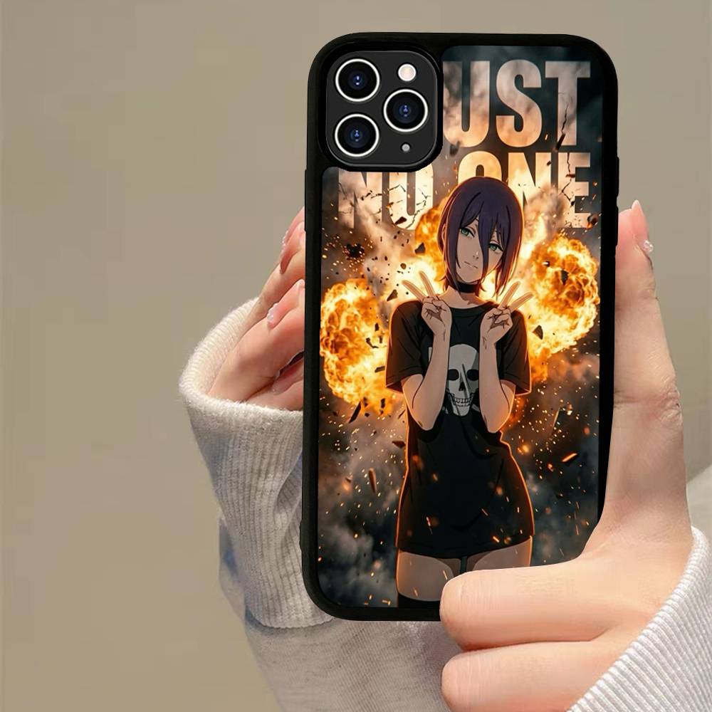 Chainsaw Man The Movie Reze Arc For iPhone 17 16 15 14 13 12 11 Mini Pro Max Plus PC+TPU Back Phone Cover