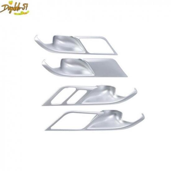 Chrome Interior Door Handle Bowl Cover Trim Accessories For BMW X3 G01 2018-