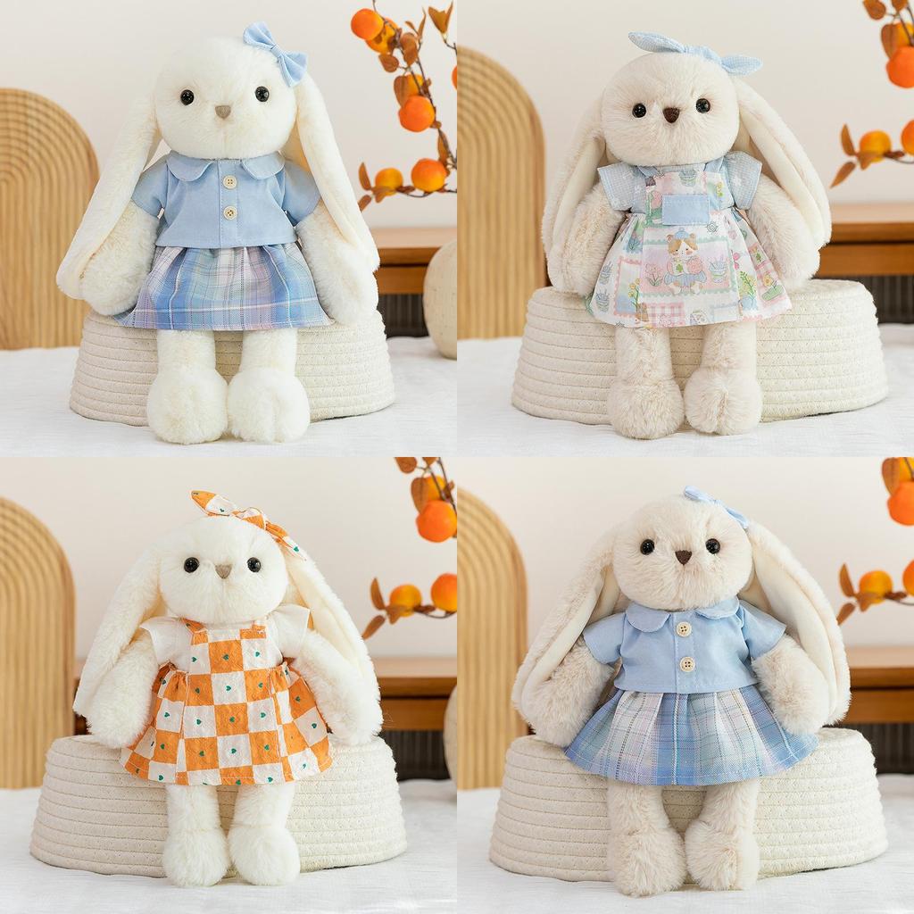 Cute Cartoon Bunny Plush Toy With Pp Cotton Filling For Kids Gift And Sleep Companion