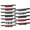 AABGM1 ABS GTI GTD Logo Grill Samochodowy Emblemat Samochodowy Naklejka Zamienna Akcesoria Do VW Golf 8 Rline Polo Jetta