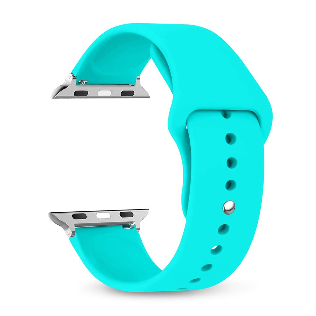 Silicone Strap for Apple Watch Band 40mm 45mm 44mm 49mm 41mm 38mm 42mm Silicone Bracelet IWatch Series Se 9 8 7 6 5 Ultra 2 Band