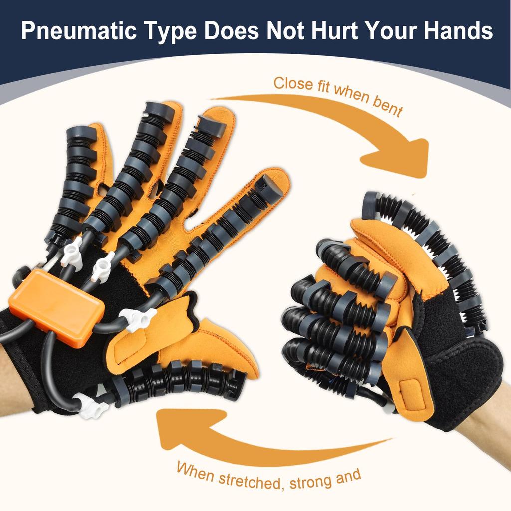 Portable Wireless Rehabilitation Gloves and Hand Massager for Stroke Recovery