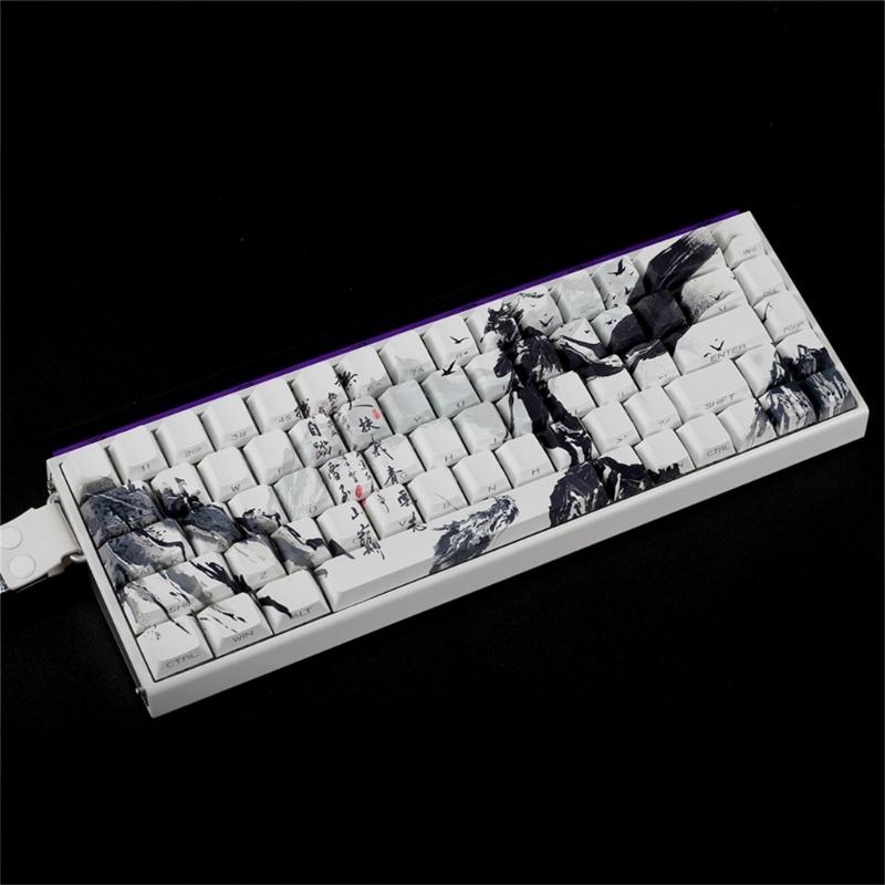 Original Profile Keycaps PBT Material Dyes Sublimations Side Print Keycap For Small Mechanical Keyboards 60% 68% Layout