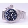 SEALANE Men's SE32-MBL (20atm Waterproof Watch Sun Flame) Round Watch Silver Stainless Analog