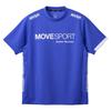 Move Sports Descente Short Sleeve Crew Neck Stretch Training BL00 Men's T-Shirt (EC Exclusive), Moisture-Wicking, Quick-Drying, Shirt, (ST5SHTZ1MB)
