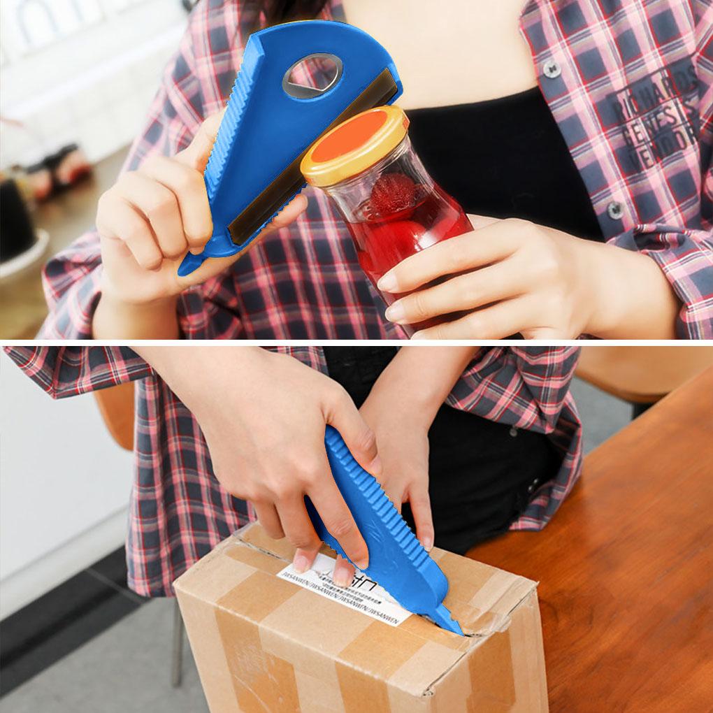 Flaskeåpner Bærbar V-formet Juiceboks Krukkeåpner Kjøkkenredskap for Skrukorker