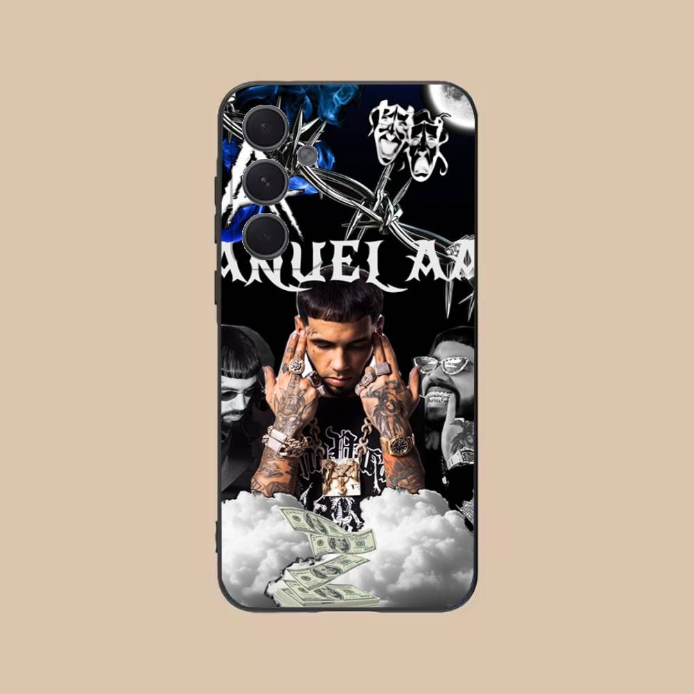

A-Anuel A-AA Rapper Phone Case For Samsung S25,24,21,22,23,20,S30,Ultra,Plus,Fe,Lite,Note,5G Black Soft SamsungS21 S305G
