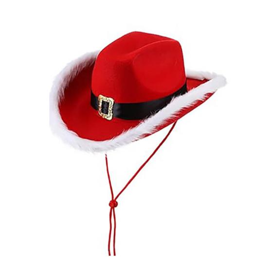 Santa Claus Suit Christmas Santa Hat Gloves Beard Belt Costume Prop Cosplay Party Dress-up Accessories for Holiday Parties