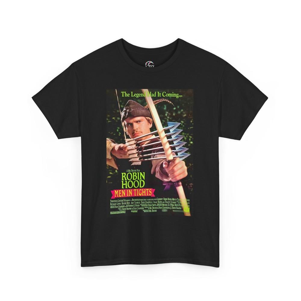 Robin Hood Men In Tights Movie Poster TShirt 90s Comedy Tee Funny Movie Shirt Unisex T-Shirt S