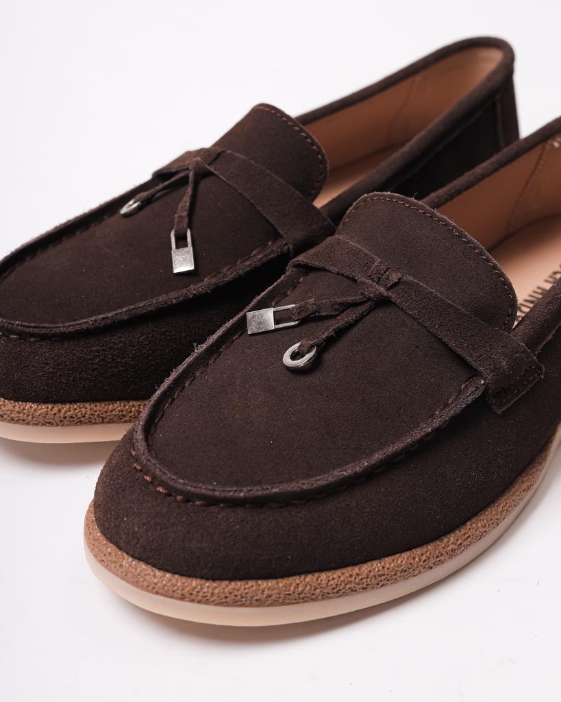 Лоферы женские Lola Andy 13117 36 шоколад замша