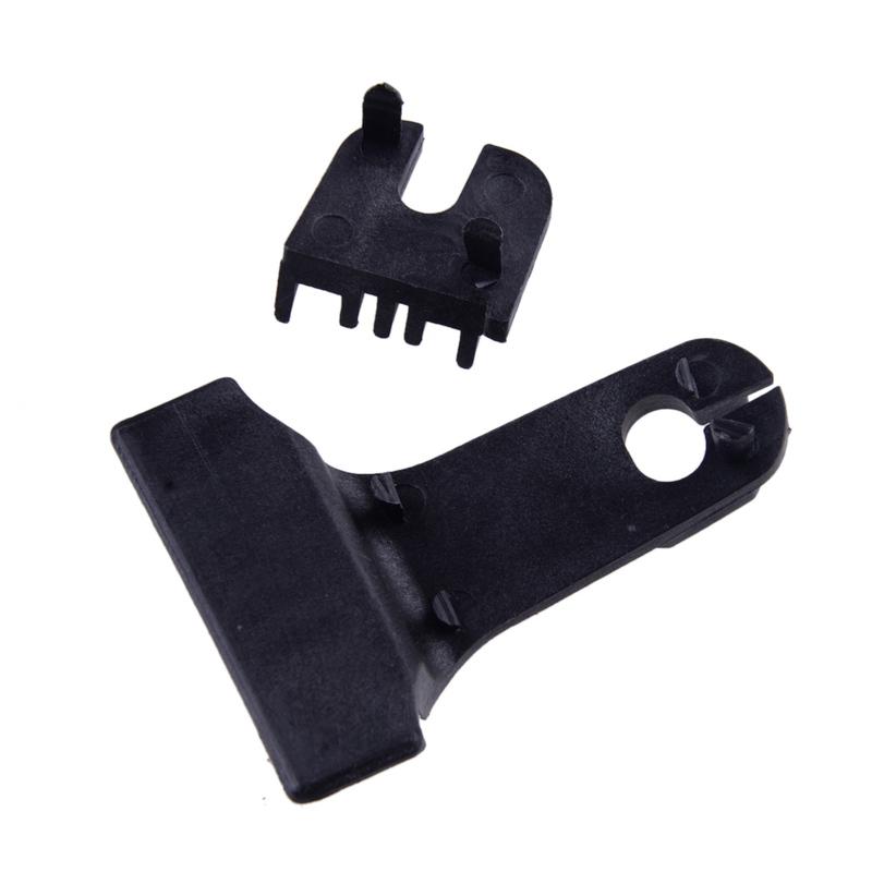 4Pcs/Set Car ABS Black Headlight Bracket Plastic Feet Fixing Claw Repair Fit For Jaguar XF 2012 2013 2014 2015