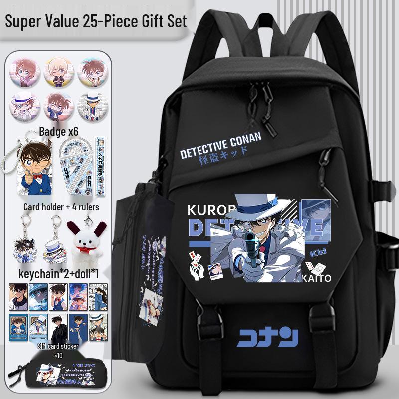Detective Conan x Kaito Kid Large Capacity Backpack for Students
