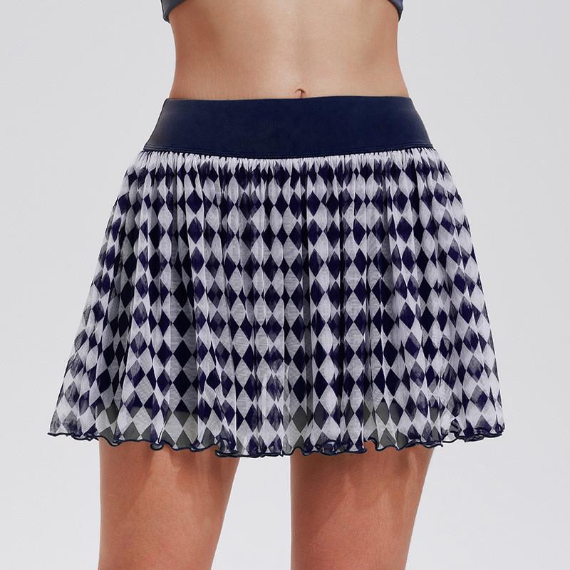 High Waist Athletic Skirt For Women With Breathable Nylon Fabric For Running And Fitness