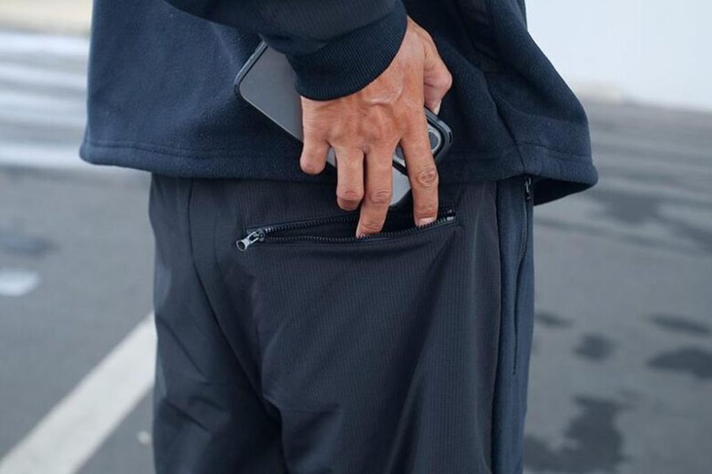 JACKALL Double Face Fleece Pants, Size S, Ecru