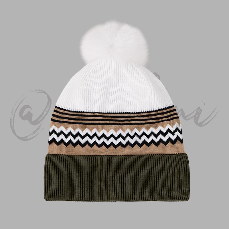New Color Matching Four Seasons Flying Knitting Men and Women Knitted Hat Big Head Circumference Cold Hat Men Temu Lazy Wind