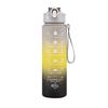 750ml Portable Sports Water Bottle With Drinking Time And Straw, With Strap, Leak-proof, Suitable For Outdoor Sports Fitness Hiking Water Bottle