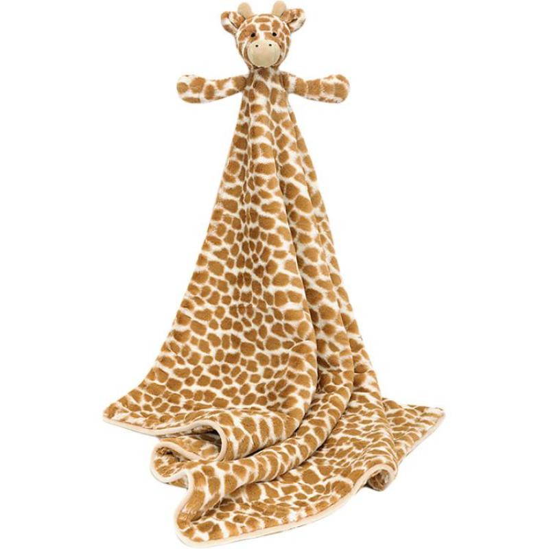 JELLYCAT Shy Series Giraffe Blanket Soft Comforting Blanket Doll Peripherals