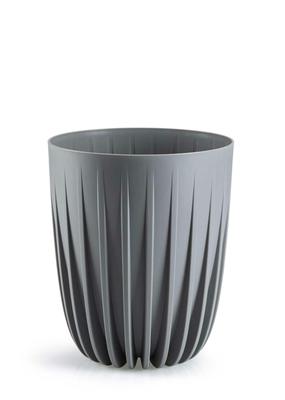 Donica Stripped Szara H30X25 Cm