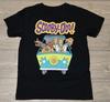 Scooby Doo T- Shirt Mens Size Large Black Mystery Machine Unisex T-Shirt