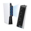 Cooling Fan for Older PS5 Accessories with LED Lights, Cooling Fan for Older PS5 Consoles, 3.0 USB Port, External Cooler, Compatible with Both Disc an