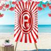 Πετσέτα Παραλίας Fortuna Düsseldorf Print, Μεγάλη Μαλακή Πετσέτα Γρήγορου Στεγνώματος για Παραλία Κάμπινγκ Κολύμπι