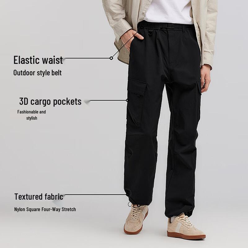 Semir Men's Loose Straight-Leg Outdoor Cargo Pants