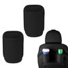 Yowodana Car Drink Cup Small Item Can Also Be Used As a Trash Car Seat Car Storage Rear Water Cup Dedicated Cup Convenient Leather 2-Pack Holder, Box,
