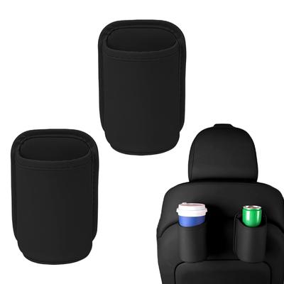 Yowodana Car Drink Cup Small Item Can Also Be Used As a Trash Car Seat Car Storage Rear Water Cup Dedicated Cup Convenient Leather 2-Pack Holder, Box,