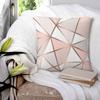 Pink Grey Gold Geo Wall Tapestry Square Pillowcase Pillow Cover Cushion Decor Comfort Throw Pillow for Home Living Room