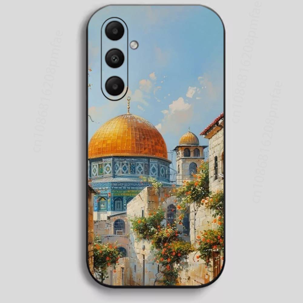 

Jerusalem Building Phone Case For Samsung Galaxy A13,21s,22,31,32,40,52,71,A91 Soft Black Shell Samsung A73 5G