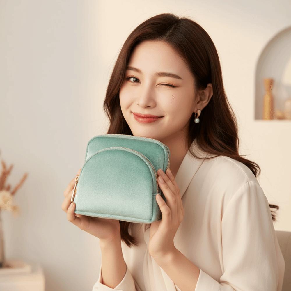 Magnetic Detachable Magnetic Jewelry Case Soft Velvet Detachable Velvet Pouch Daily Commuting