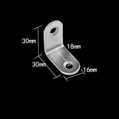 Angle Stainless Steel Corner Brackets Glass Fasteners Protector Nine Size Corner Stand Supporting Furniture Hardware